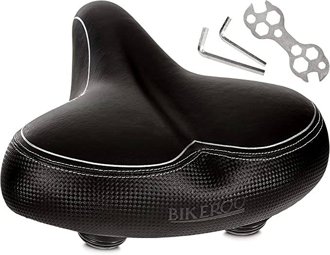 Bikeroo Oversized Bike Seat - fat tire electric bike accessories